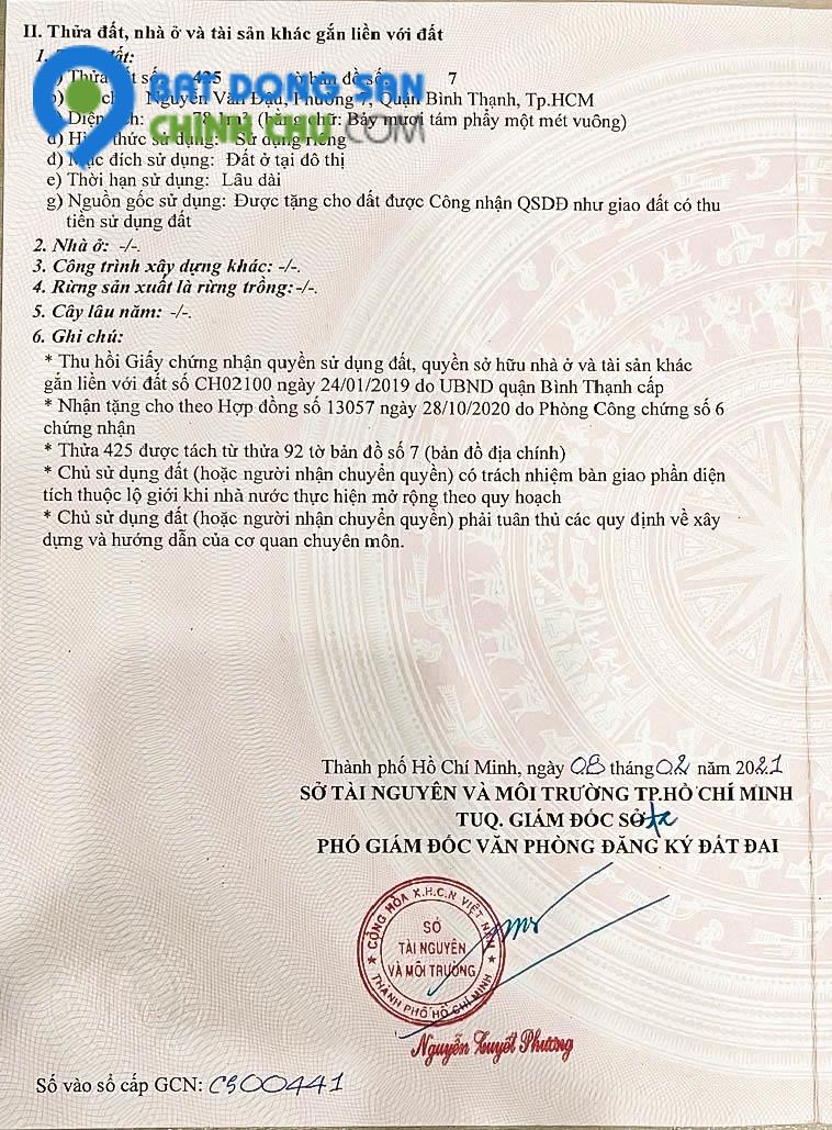 CHDV cao cấp xây mới 3 Mặt Tiền - DT 78m2 - Cho thuê 84tr/tháng - Giá: 15.5 Tỷ - Nguyễn Văn Đậu, P7, Bình Thạnh