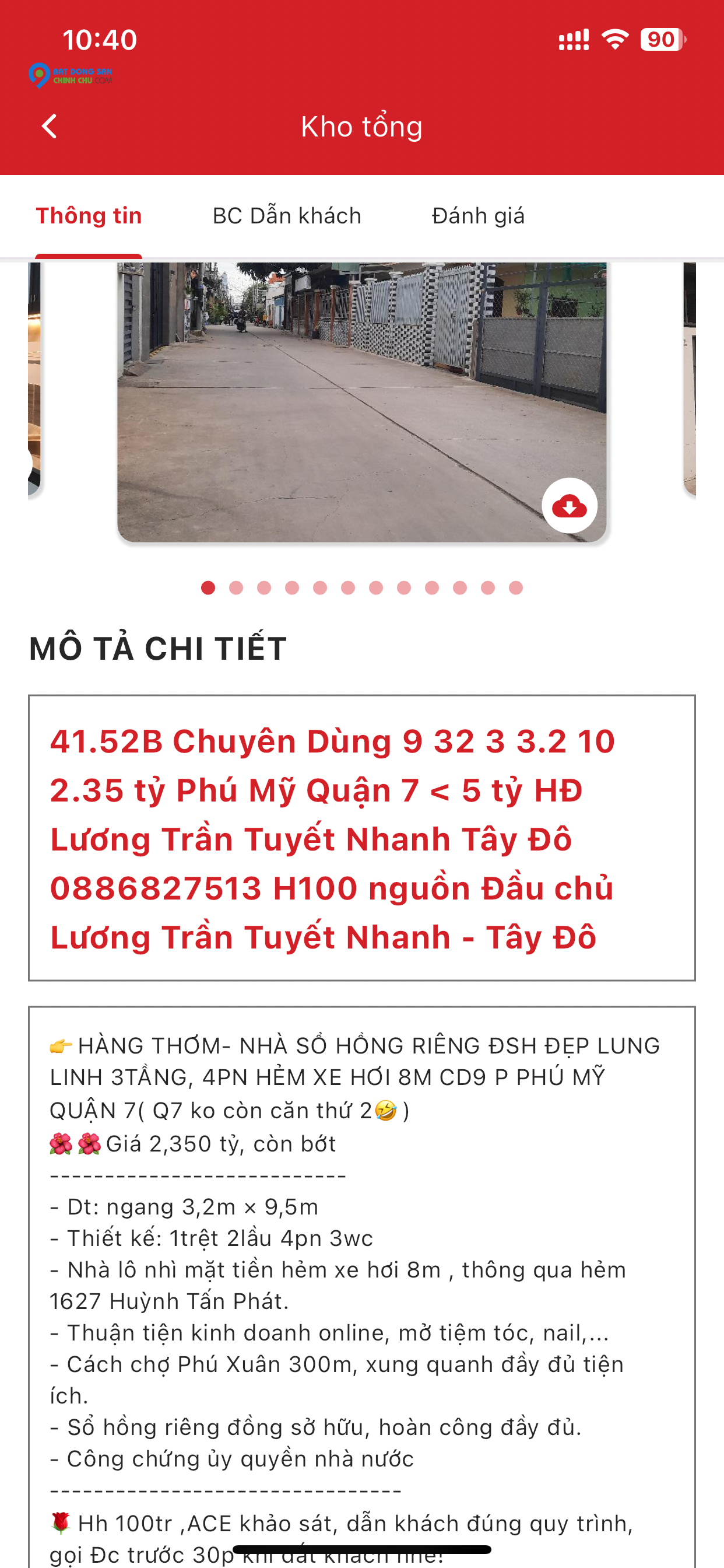 🔥NHÀ 3 TẦNG – 🛏️ 4 PN – 🚗 HẺM SIÊU KHỦNG 8M – 🛣️ Chuyên dùng 9, quận 7 – 💵 Chỉ 2.35 tỷ 🔥