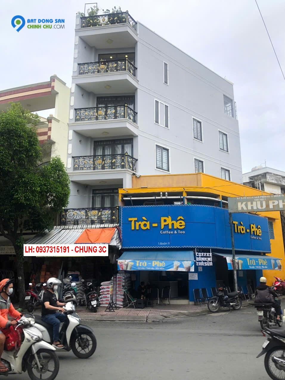 2 Mặt tiên BÌNH THỚI - PHƯỜNG 11 - QUẬN 11 - KHU KINH DOANH VIP – GIÁ 15.1 TỶ