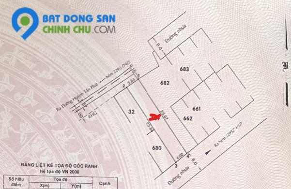 4,3 tỷ (bao TL)!! Đất Huỳnh Tấn Phát, Thị trấn Nhà Bè (4x24)