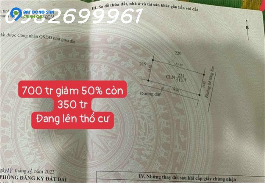 700 triệu giờ chỉ bán 350 triệu sát bên ủy ban xã phú xuân krong năng, đường bê tông