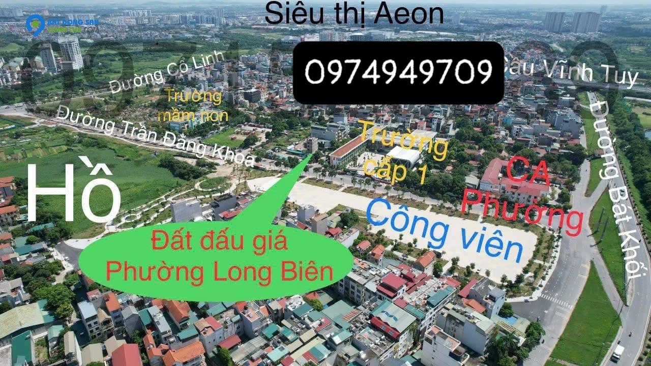 BÁN ĐẤT ĐẤU GIÁ LONG BIÊN THÀNH PHỐ HÀ NỘI , CHÊNH NHẸ