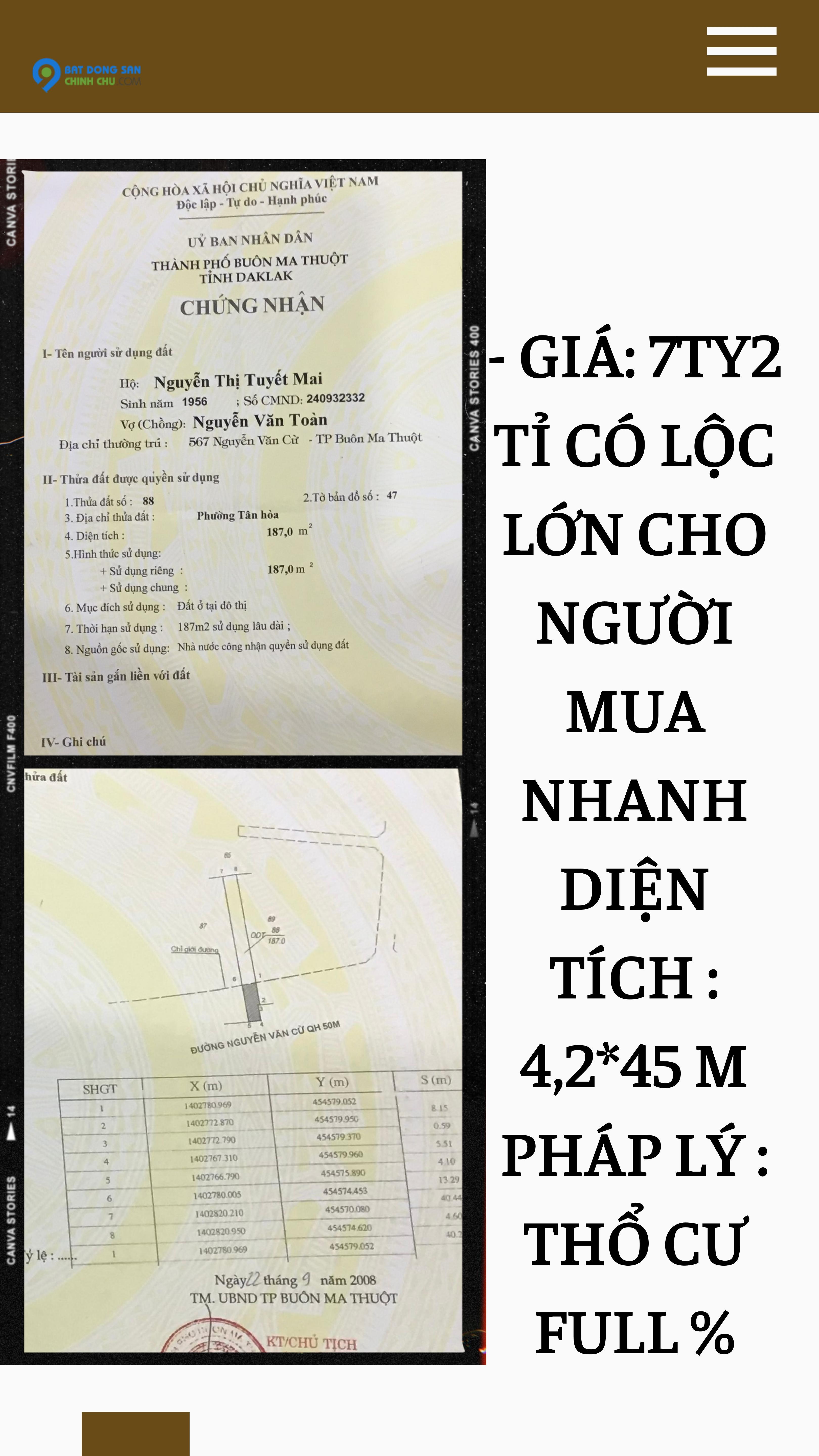 BÁN NHÀ GỖ MẶT TIỀN  BUÔN MÊ THUỘC, NỞ HẬU, VỊ TRÍ ĐẮT ĐỊA