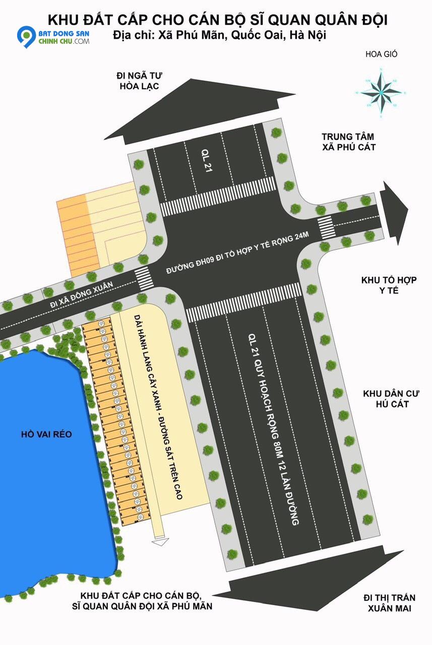 BÁN NHANH LÔ ĐẤT LÀN 2 QUỐC LỘ 21