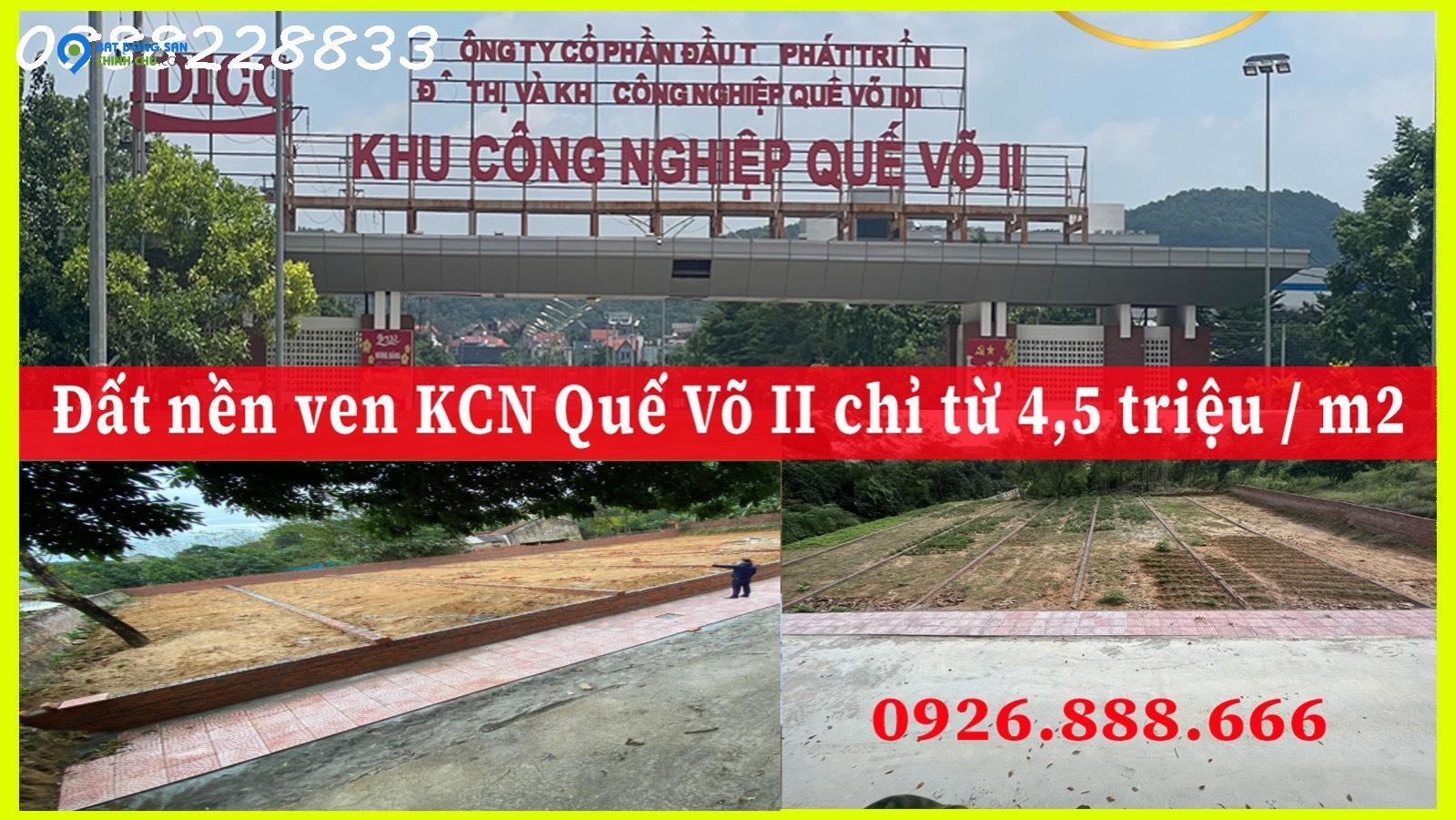 Bán 12 lô đất thổ cư tự thôn nam sơn bắc ninh - sát kcn Nam Sơn Chứa đại bàng goteck 60.000 công nhân.