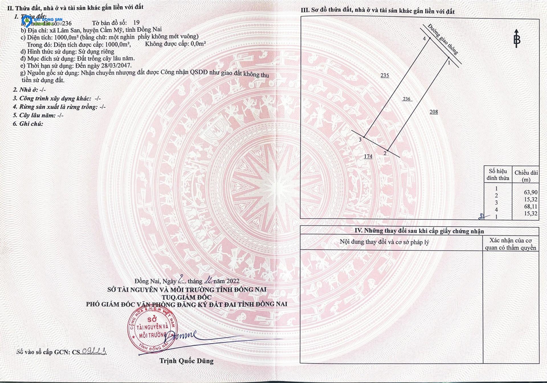 Bán 3 lô ngay Lâm San, Cẩm Mỹ - nằm cạnh Hồ Giao Thông.