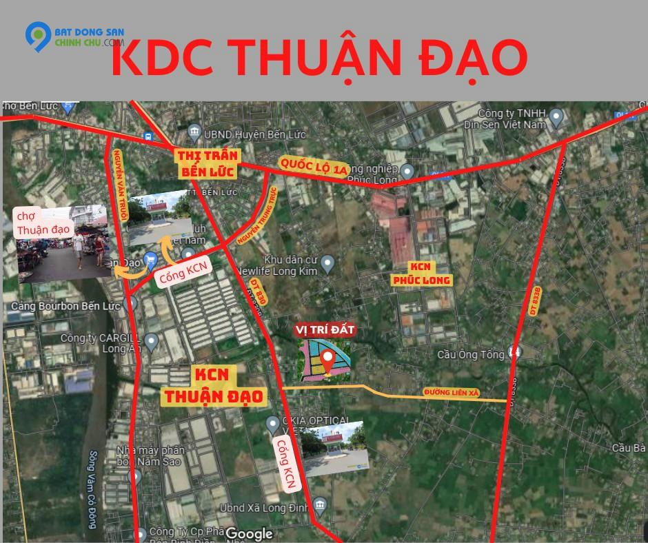 Bán Gấp Nền Thuộc KDC Thuận Đạo Xã Long Cang, Huyện Cần Đước, Long An