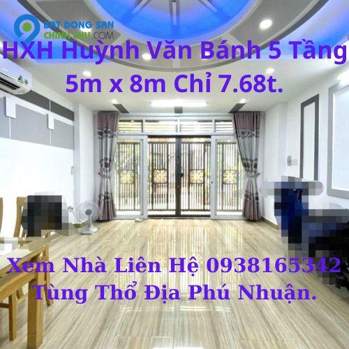 Bán Nhà 5 Tầng 40m2 Ngang 5m HXH Huỳnh Văn Bánh Nhỉnh Dưới 7.5 Tỷ.