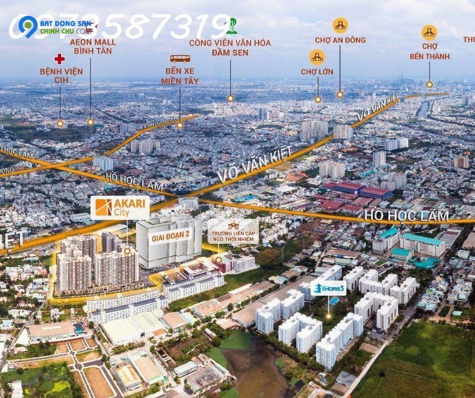 Bán căn 2PN - 78m2 hàng hiếm Akari City - Bình Tân nhỉnh 3 tỷ tháng 12/2023