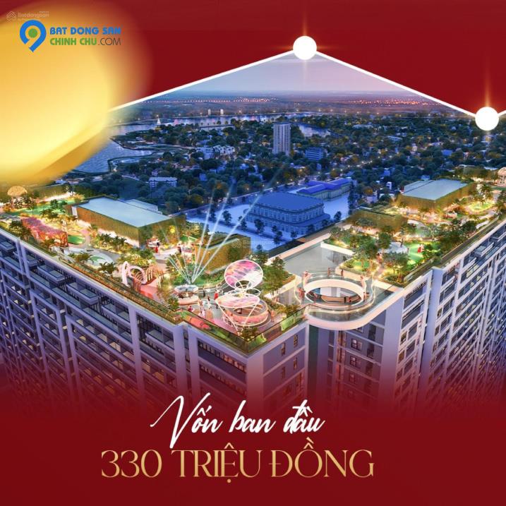 Bán căn hộ cao cấp studio 32m2 (1PN, 1wc) tầng 9 tại dự án Vic Grand Square - Việt Trì