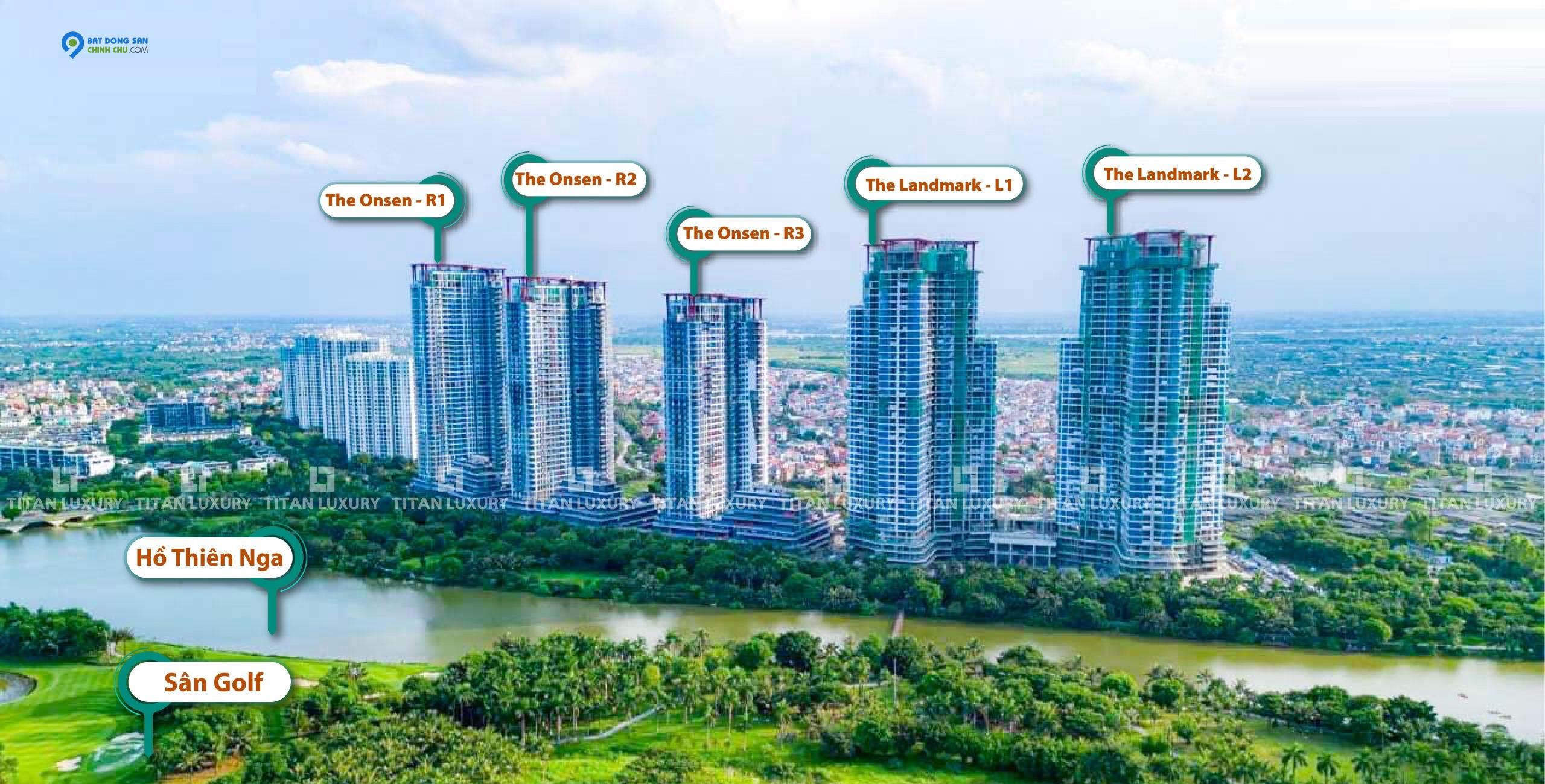 Bán căn hộ chung cư 3PN khoáng nóng vào căn hộ dự án The Landmark khu đô thị Ecopark