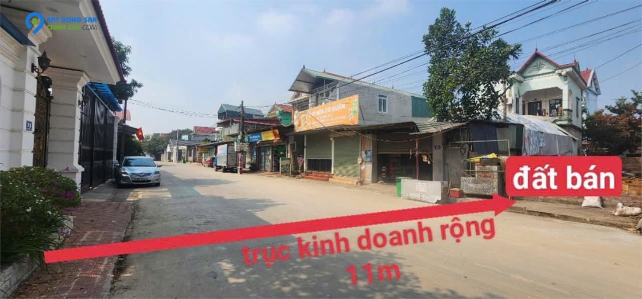 Bán đất KINH DOANH trục liên xã tại  QUANG TIẾN-SS CẠNH KCN NỘI BÀI GIÁ CHỈ NHÍ 4X