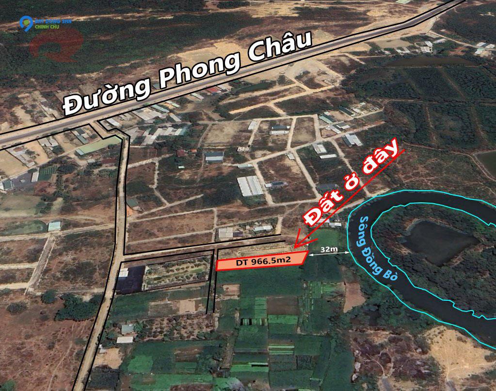 Bán đất Phước Đồng Nha Trang cách đường Phong Châu 300m cách Khu TĐC Vĩnh Thái 900m giá chỉ 4,6 triêu/m2 thổ cư