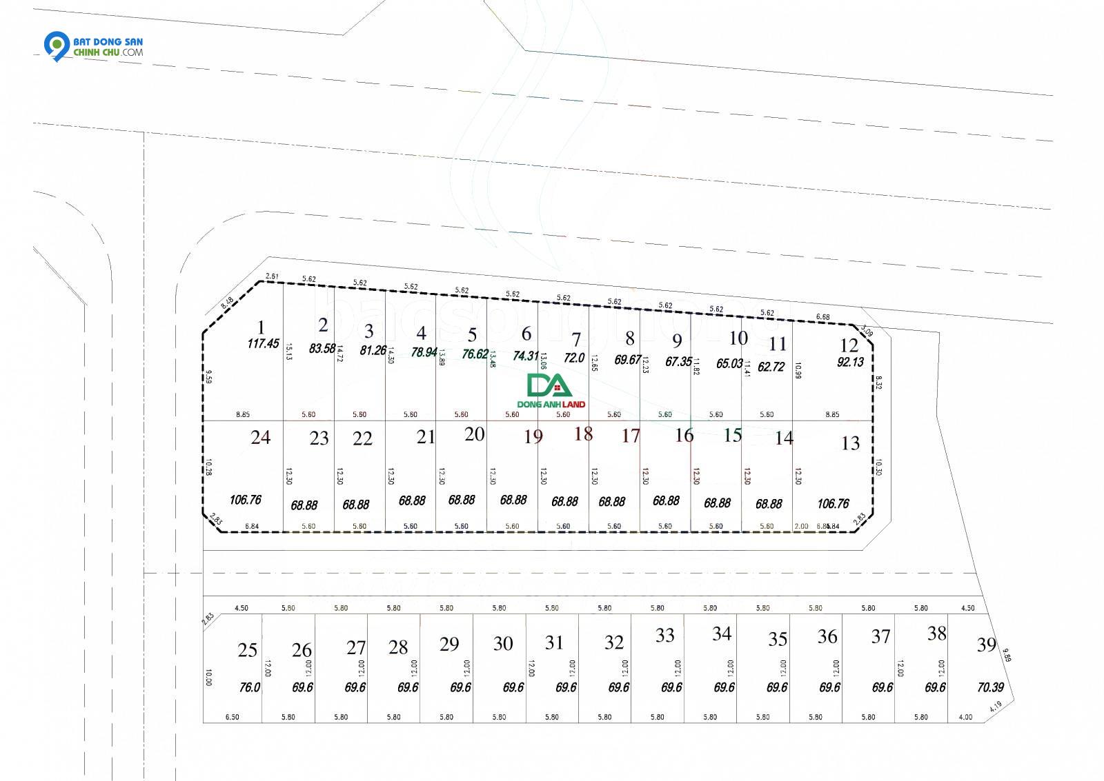 Bán đất đấu giá X5 Đông Tây Vân Nội Đông Anh . Giá rẻ năm 2023