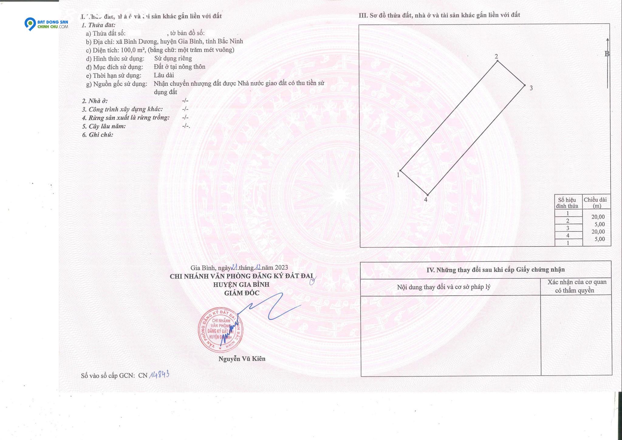 Bán đất dự án sổ ngay cạnh chợ Bùng - Bình Dương - Gia Bình