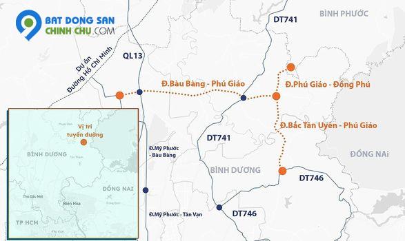 Bán đất mặt tiền Tạo lực  bàu bàng phú giáo 1,300m2