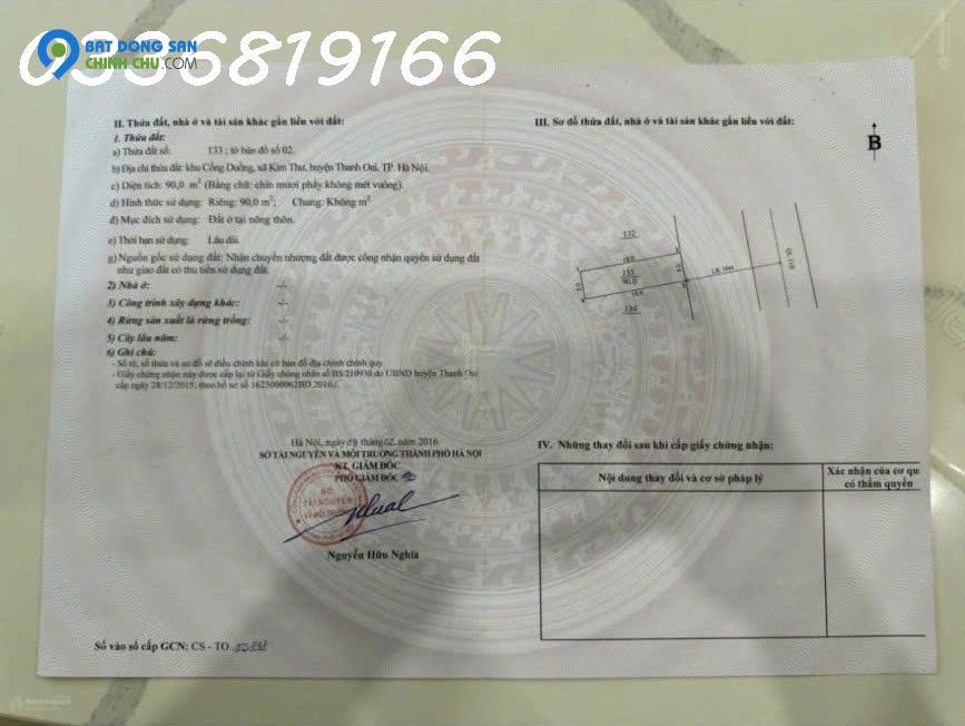 Bán nhà 2 tầng MT đường QL 21B, TT Kim Bài, Thanh Oai ,TP. Hà Nội, DT 90m2, giá 14,5 tỷ
