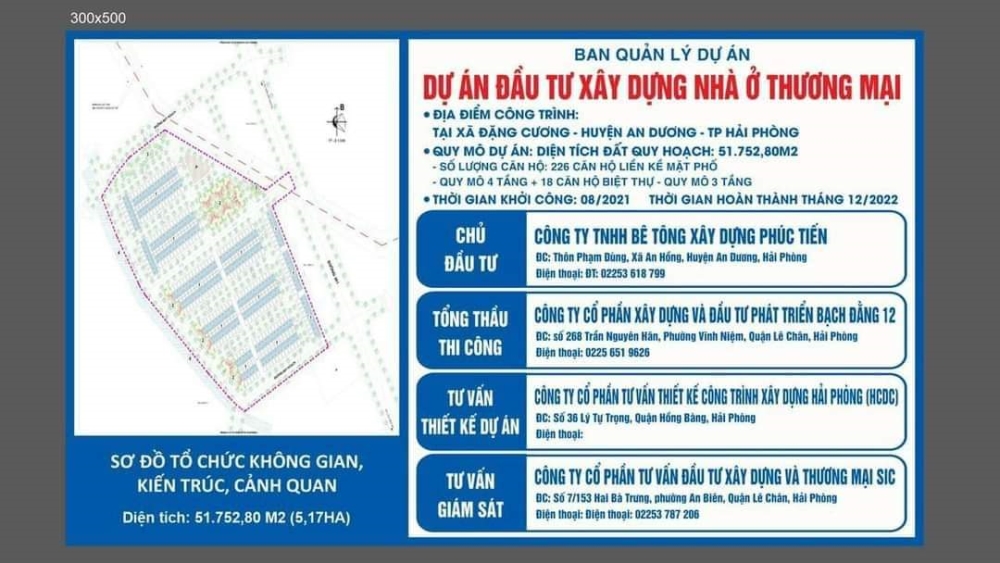 Bán nhà 4 tầng trong khu đô thị Thiên Long An Dương Hải Phòng 3,25 tỷ