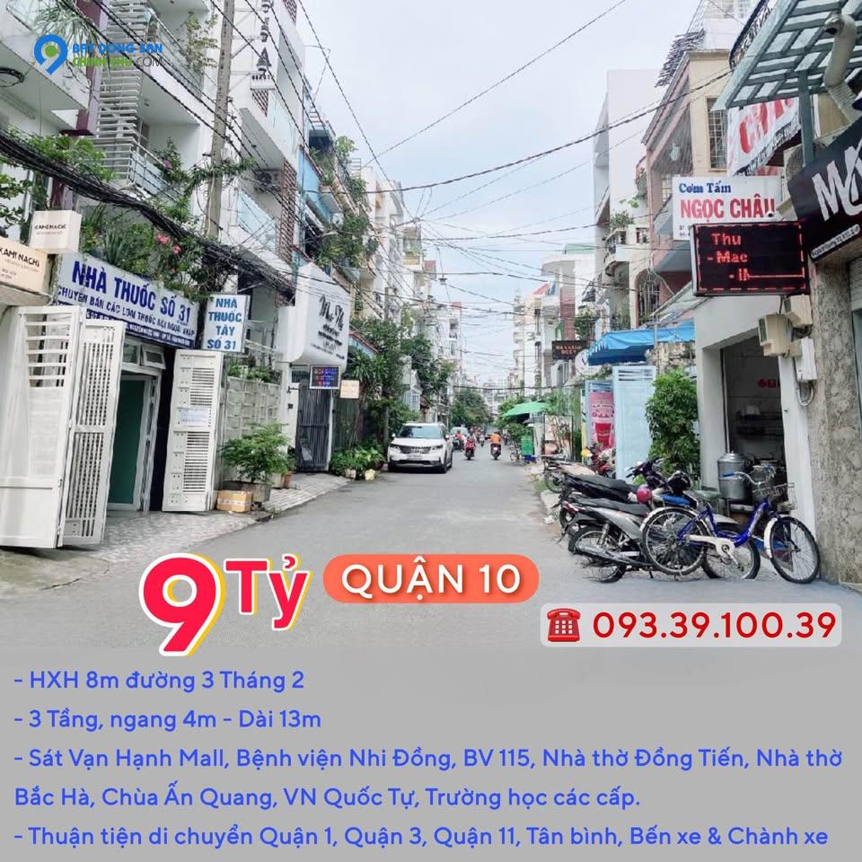 Bán nhà Quận 10, Hẻm xe hơi, 4 tầng BTCT: chỉ từ 2 tỷ. Tin thật, hình thật, xem nhà, chốt sổ. Mr.Hoàng Vũ: 0933910039