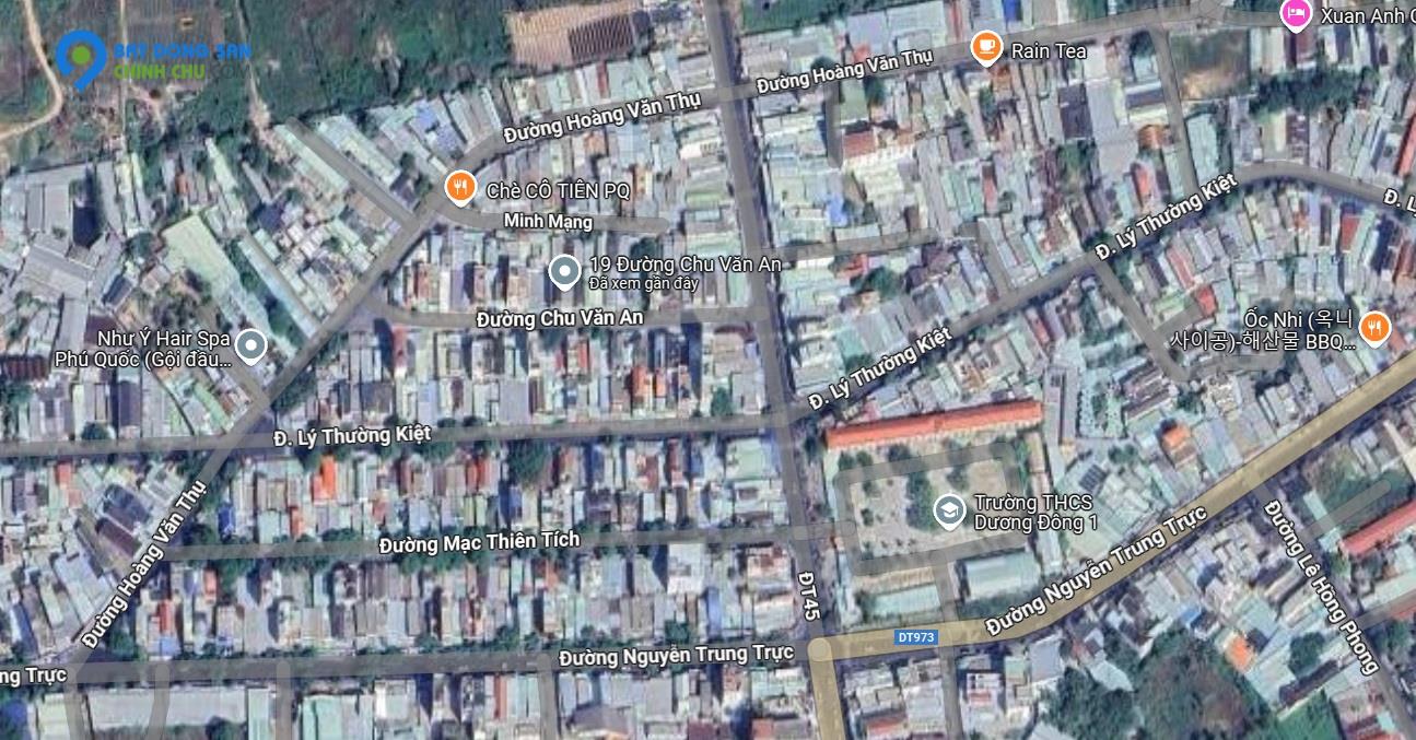 Bán nhà đất mặt tiền Chu Văn An, TT DƯƠNG ĐÔNG, PHÚ QUỐC