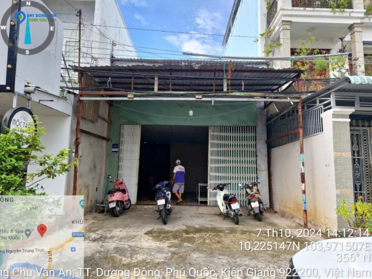 Bán nhà đất mặt tiền Chu Văn An, TT DƯƠNG ĐÔNG, PHÚ QUỐC