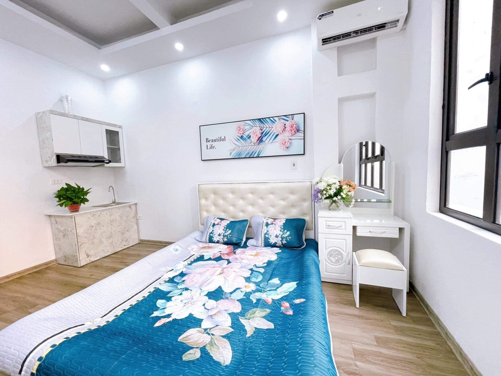 Bán nhà đẹp Mỹ Đình 2 thoáng, dân xây, ngõ nông, trước nhà đường rộng 3m, 64m2, 4 tầng, MT 5m - Nhỉnh 6  tỷ