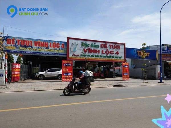 Bán nhà mặt tiền full thổ cư 24x78m giá 115 tỷ Đường Lê Thị Hà