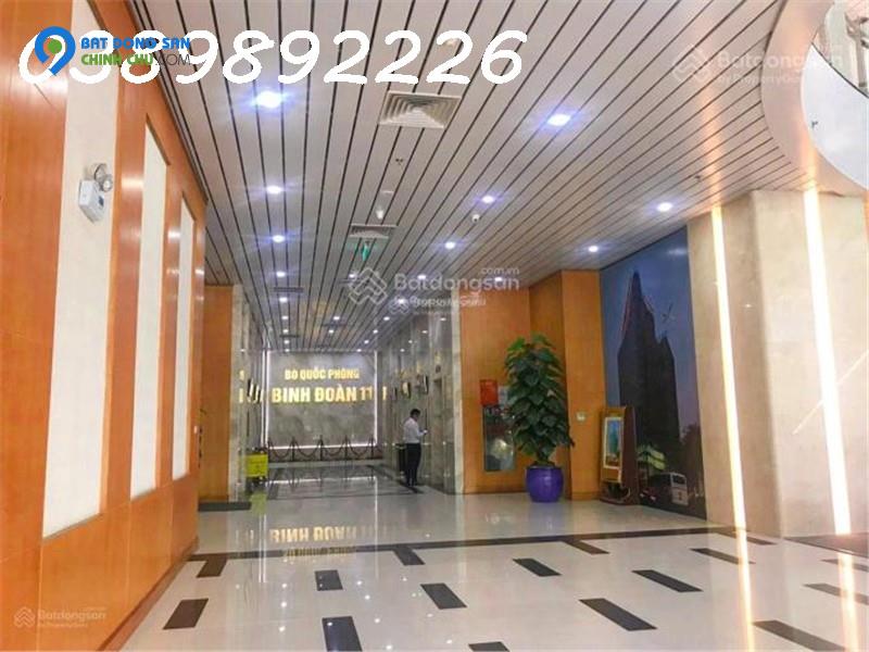 Bán sàn văn phòng hạng A tòa 789 Bộ Quốc Phòng 147 Hoàng Quốc Việt DT sàn 1300m2 giá 55 tỷ