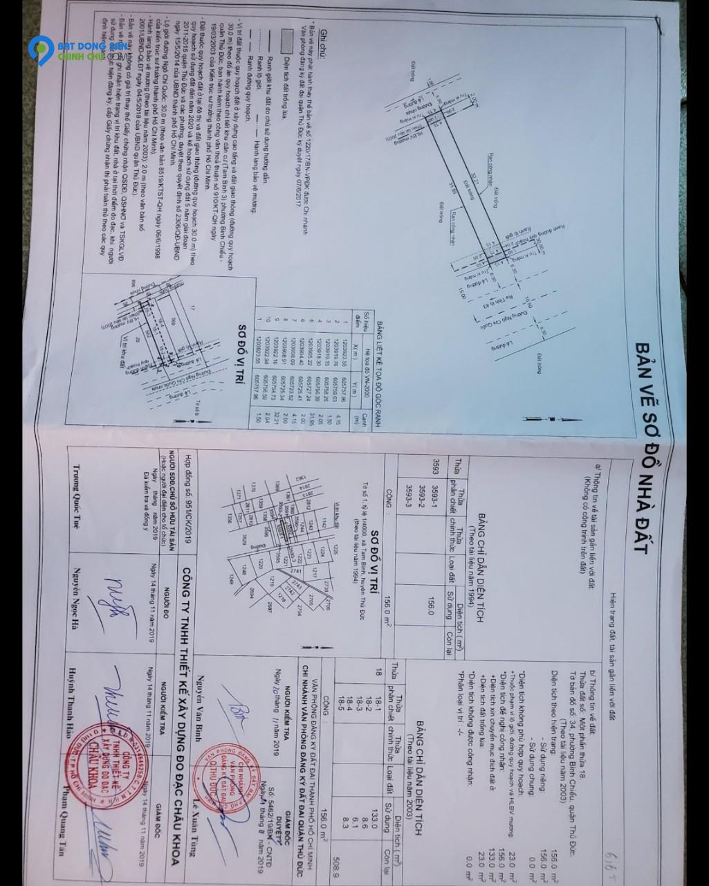 CẦN BÁN HAI LÔ ĐẤT LIỀN KỀ MẶT TIỀN NGÔ CHÍ QUỐC GIÁ RẺ