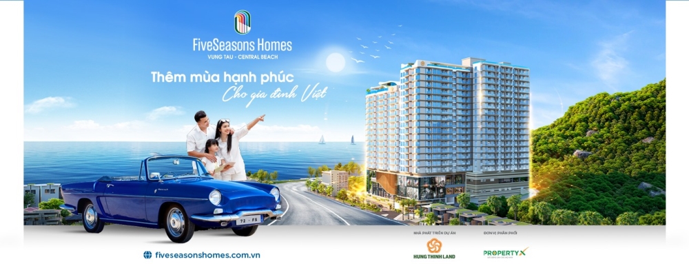 CĂN HỘ FIVESEASON HOMES HƯNG THỊNH VIEW BIỂN GIÁ TỐT THÁNG 10 NÀY. CAM KẾT LỢI NHUẬN 10 NĂM