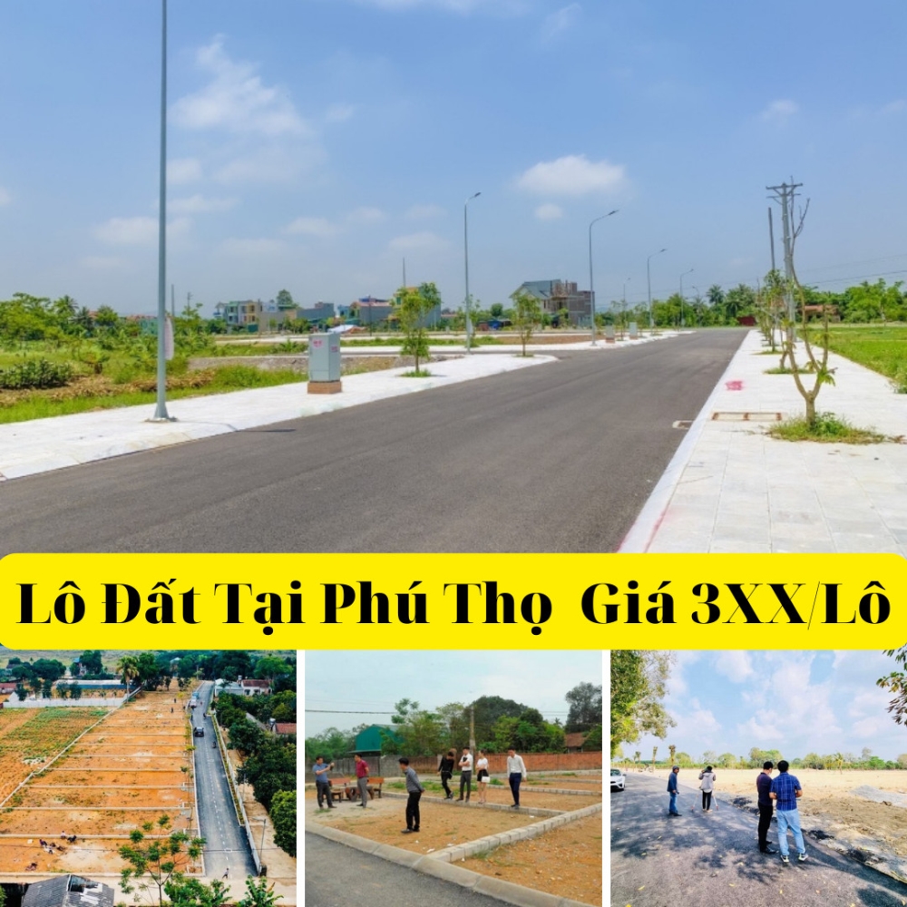 CHÍ CÔNG - CHUYÊN ĐẤT NỀN GIÁ RẺ THANH HOÁ PHÚ THỌ CHỈ TỪ 161 TRIỆU/LÔ