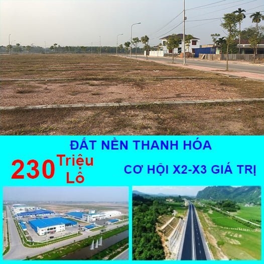 CHÍ CÔNG - CHUYÊN ĐẤT NỀN GIÁ RẺ THANH HOÁ PHÚ THỌ CHỈ TỪ 161 TRIỆU/LÔ