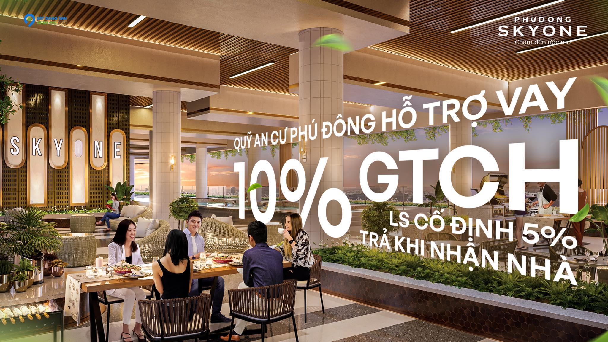 CHỈ TỪ 4,5 TRIỆU/THÁNG – SỞ HỮU NGAY CĂN HỘ PHÚ ĐÔNG SKYONE CHUẨN GU NGƯỜI TRẺ