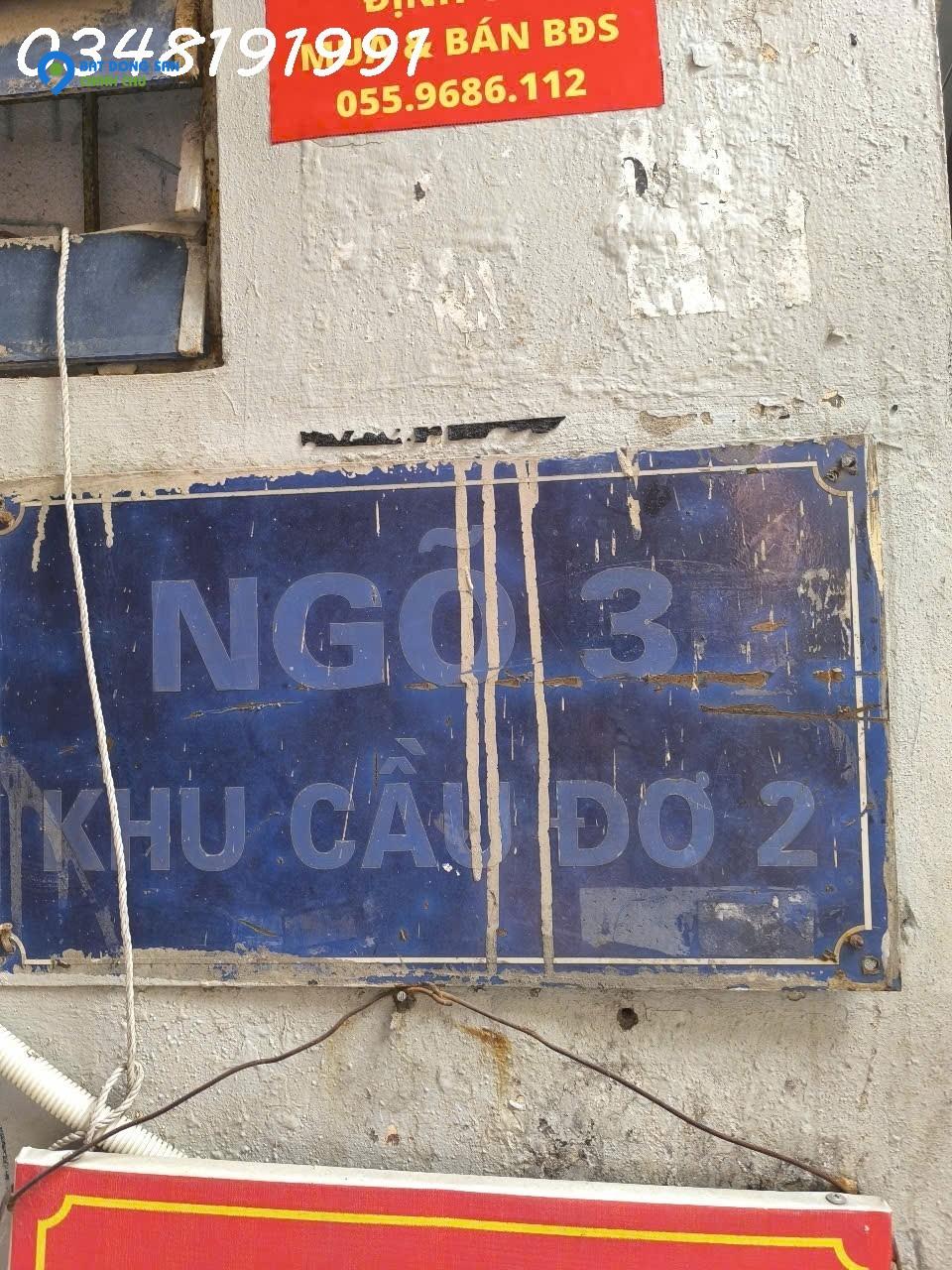 CHÍNH CHỦ BÁN NHÀ 3 TẦNG, 50M2, SỐ 9 NGÕ  CẦU ĐƠ 3, HÀ CẦU - HÀ ĐÔNG - GIÁ 6.1 TỶ - SỔ ĐỎ CHÍNH CHỦ