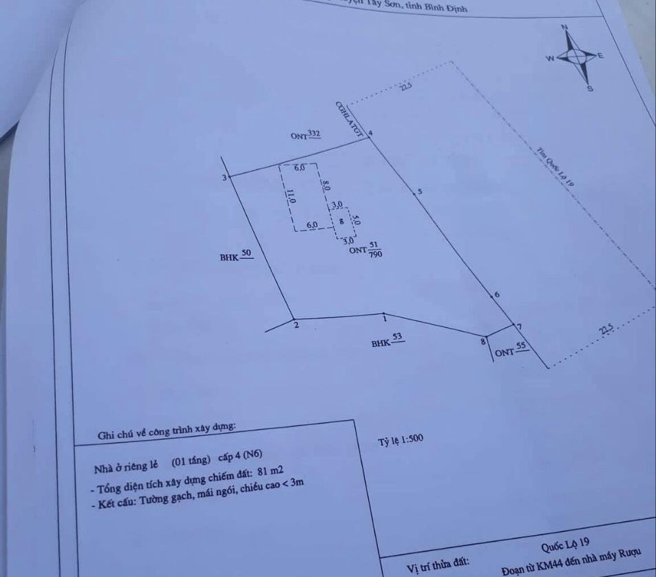 CHÍNH CHỦ CẦN BÁN  Đất Mặt Tiền QL 19 - Vị Trí Đắc Địa Tại TÂY SƠN- BÌNH ĐỊNH