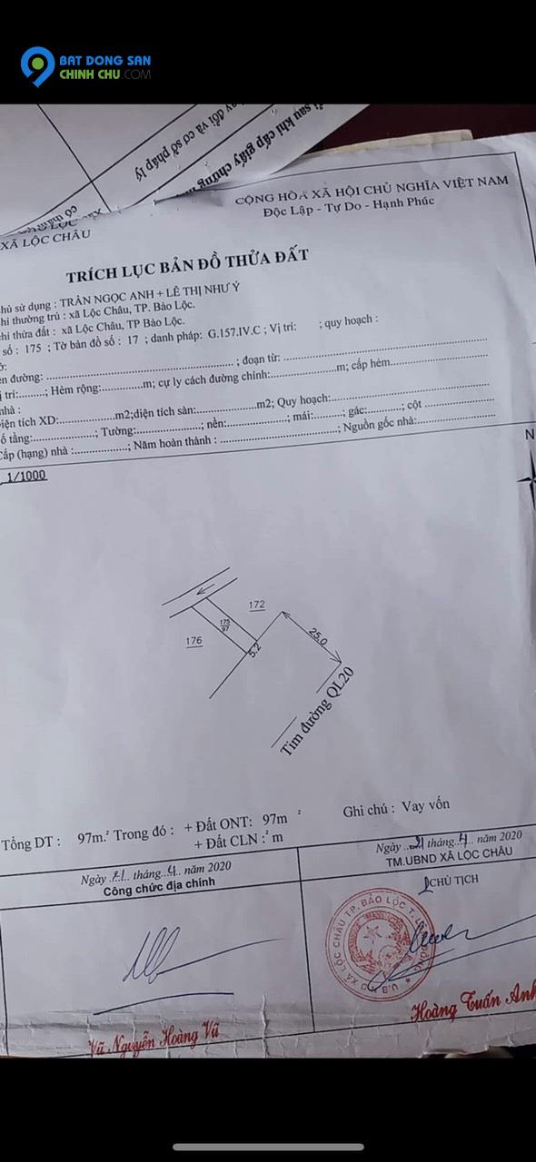 CHÍNH CHỦ CẦN BÁN GẤP LÔ ĐẤT MẶT TIỀN GIÁ CỰC TỐT