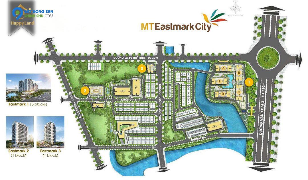 CƠ HỘI ĐẦU TƯ HẤP DẪN VỚI CĂN HỘ 3PN MT EASTMARK CITY, 42TRIỆU/M2, T.TOÁN NHANH CK ĐẾN 3.5%