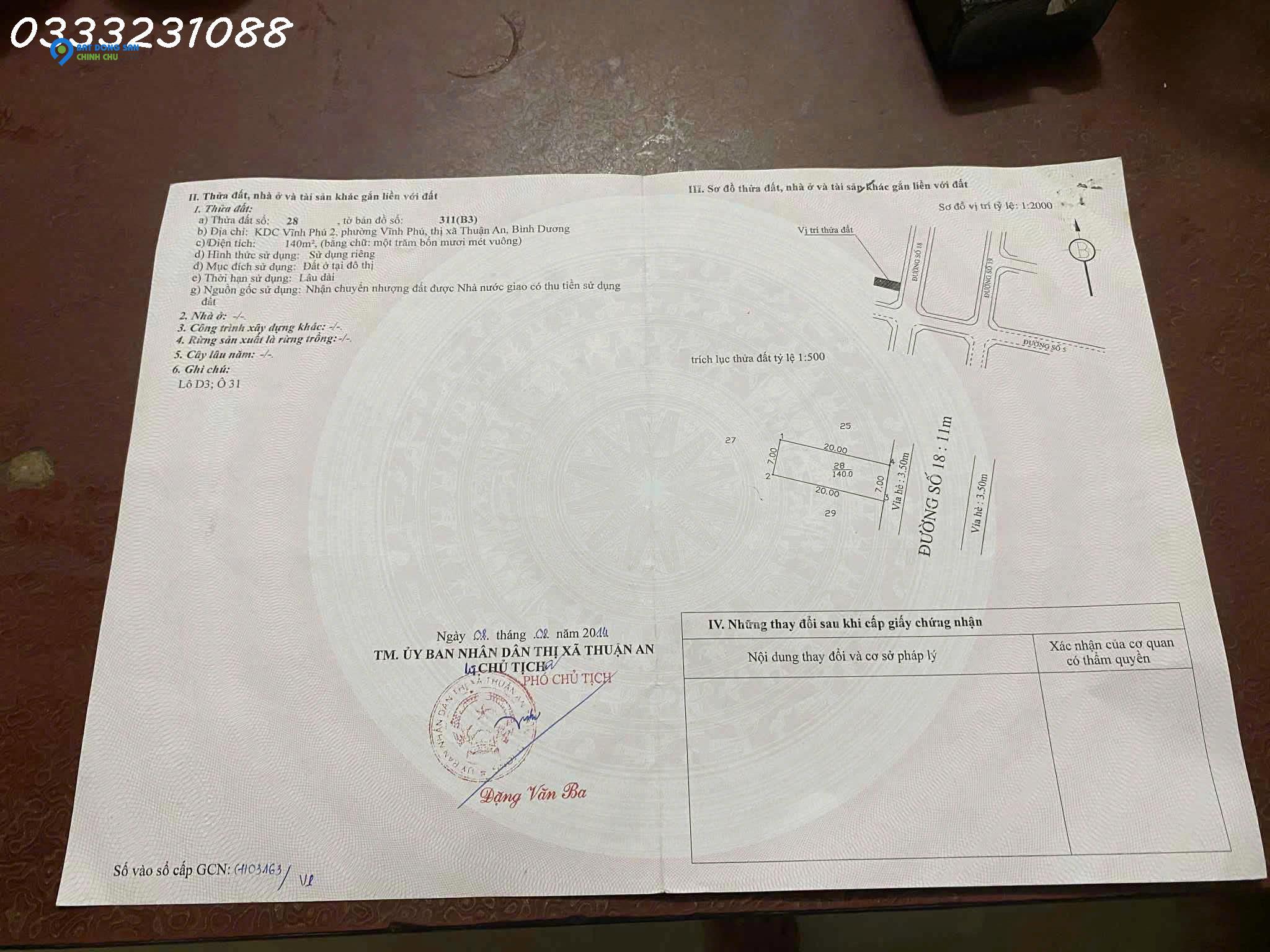 Cần bán 2 nhà riêng biệt (1 trệt, 1 lầu) tại đường 18 khu dân cư Vĩnh Phú 2. Vĩnh Phú