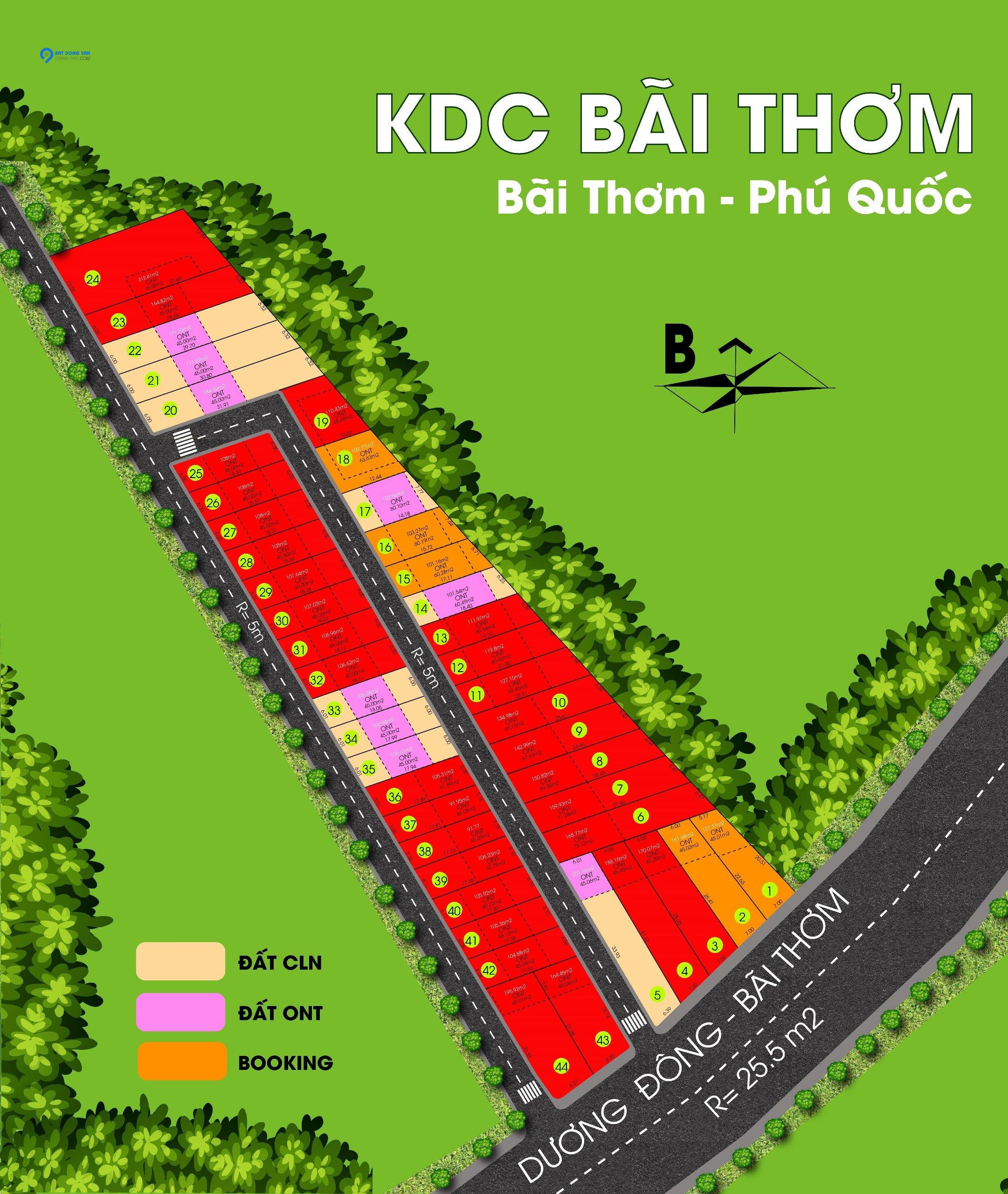 Cần bán gấp Thổ cư Trung Tâm Phú Quốc, 3p ra biển, Chỉ 6xx