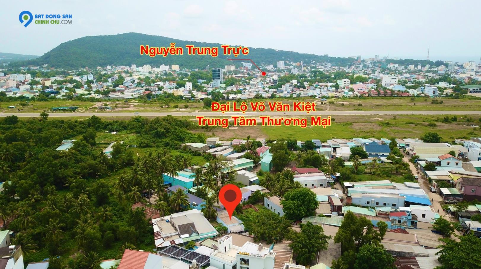 Cần bán mảnh đất full thổ cư ngay trung tâm thương mại sân bay cũ Phú Quốc