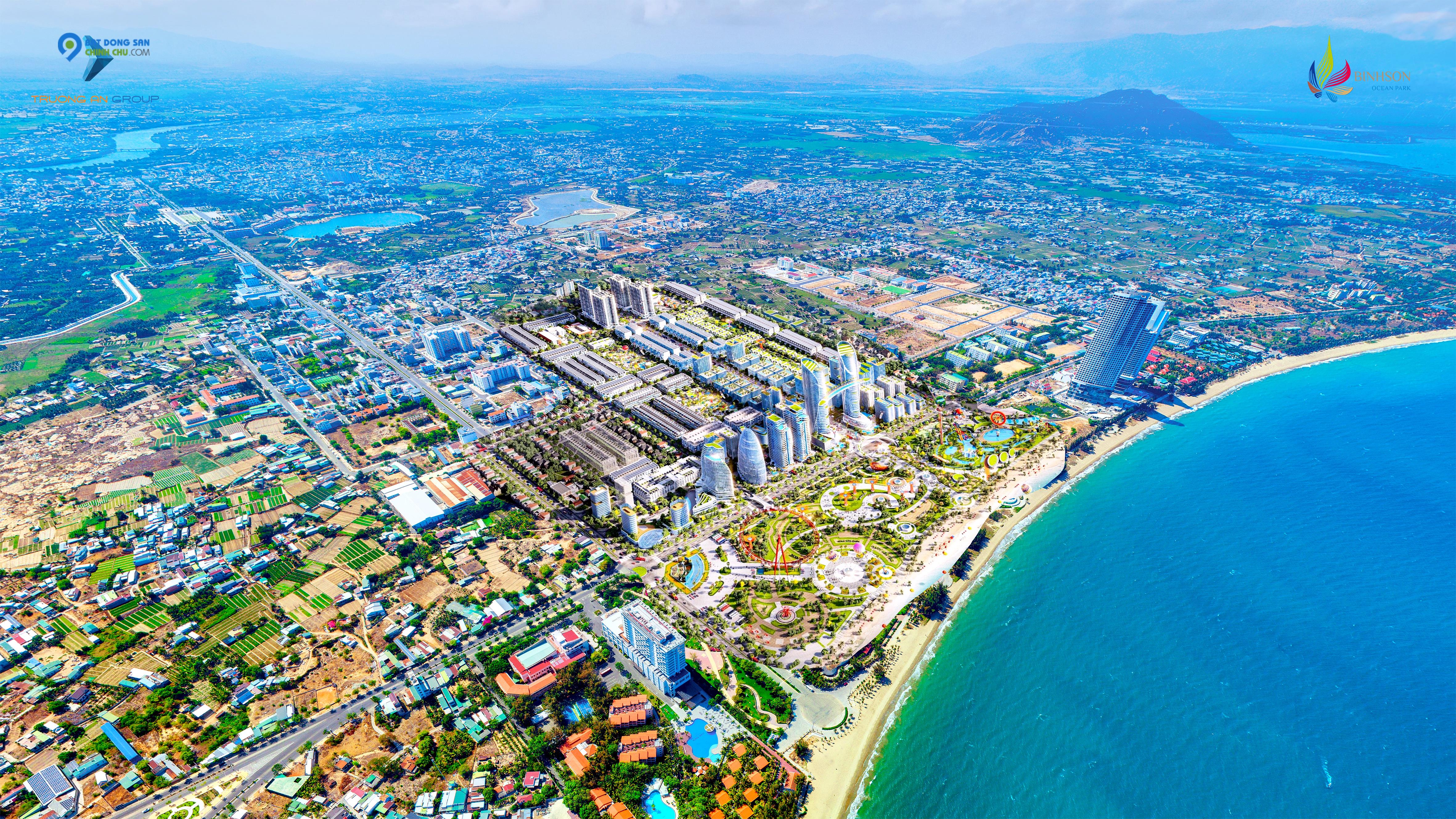 Cần bán nhà phố đường Bùi Thị Xuân - KĐT biển Bình Sơn Ocean Park, có nhà 4 tầng xây sẵn sổ đỏ lâu dài
