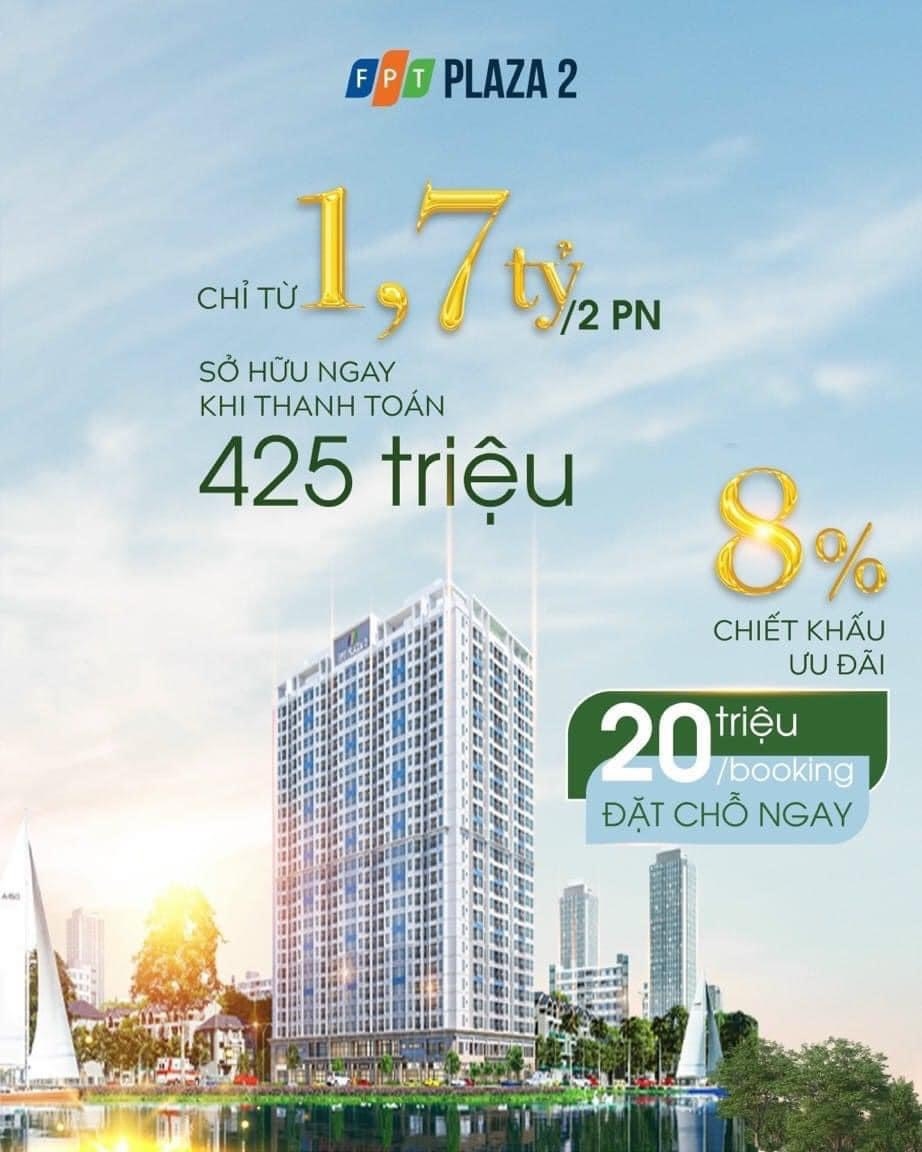 Chỉ với 1.7 TỶ sở hữu ngay CĂN HỘ tại FPT city Đà Nẵng