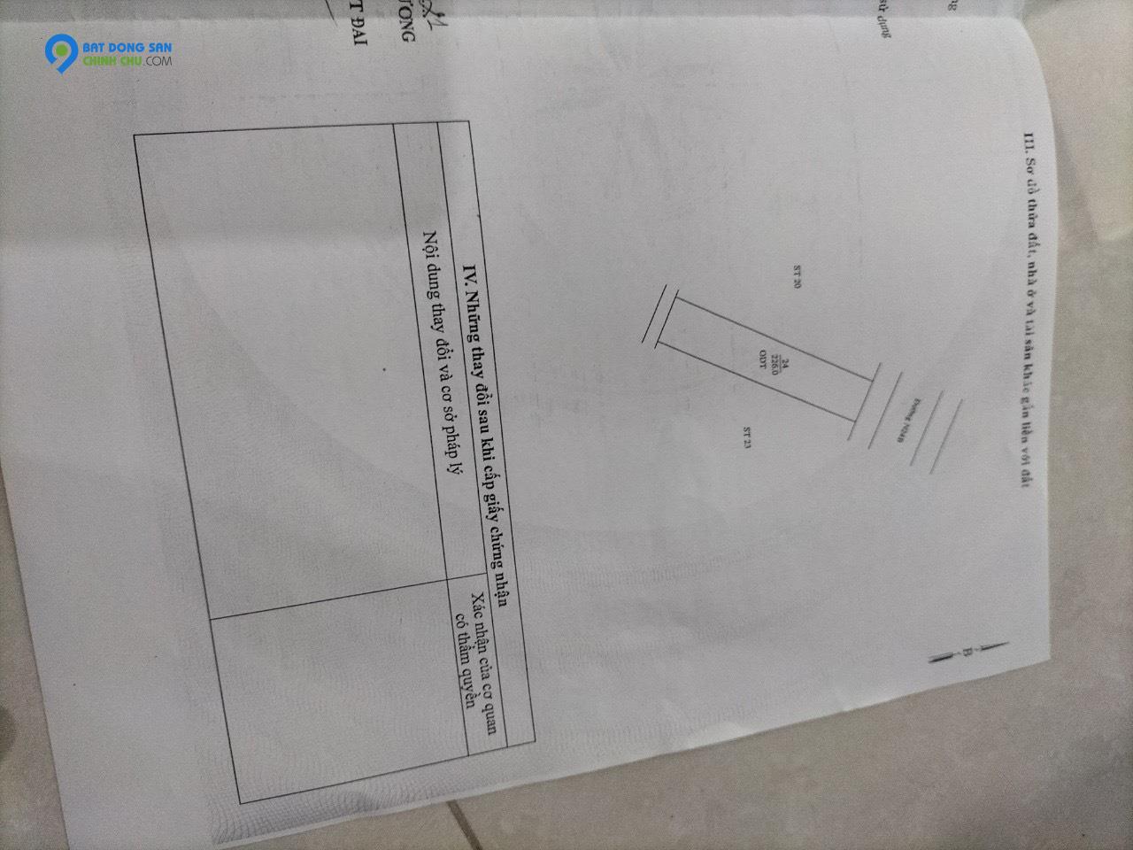 Chính Chủ Bán Kho Xưởng Tại Phú Tân, TP Thủ Dầu Một, Bình Dương,Diện tích: 6,65m x 33,9m = 226m² .Giá cực tốt: Chỉ 4,1 tỷ