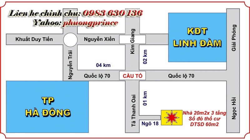 Chính chủ Bán nhà 20m2 3 Tầng Ngõ 18 Tả Thanh Oai, Thanh Trì, Chỉ 830 Triệu