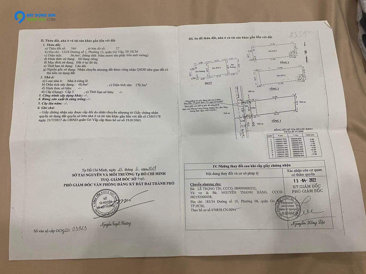 Chính chủ bán gấp nhà Đường số 1, Phường 13, Quận Gò Vấp, TPHCM