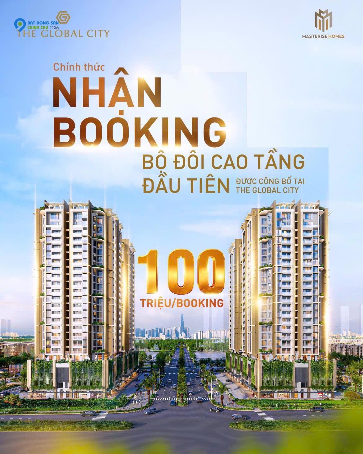 Chính thức nhận booking Phân Khu Căn Hộ Cao Tầng The Global City