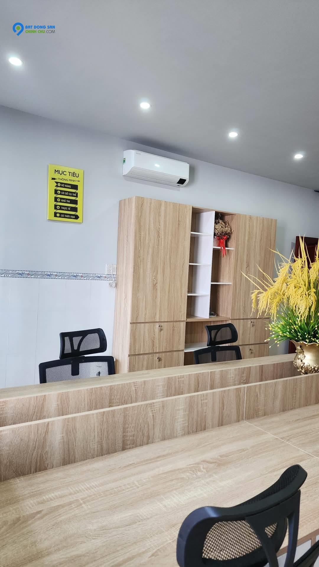 Cho thuê Phòng làm việc tại KDC Phú An, Phú Thứ, Cái Răng Cần Thơ 5 triệu/tháng. Đầy đủ bàn ghế, máy lạnh, tủ hồ sơ
