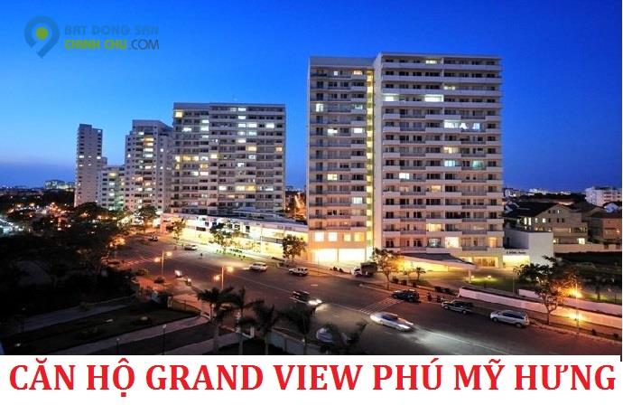 Cho thuê căn hộ Grand View block A Phú Mỹ Hưng q7 lầu 15 view sông