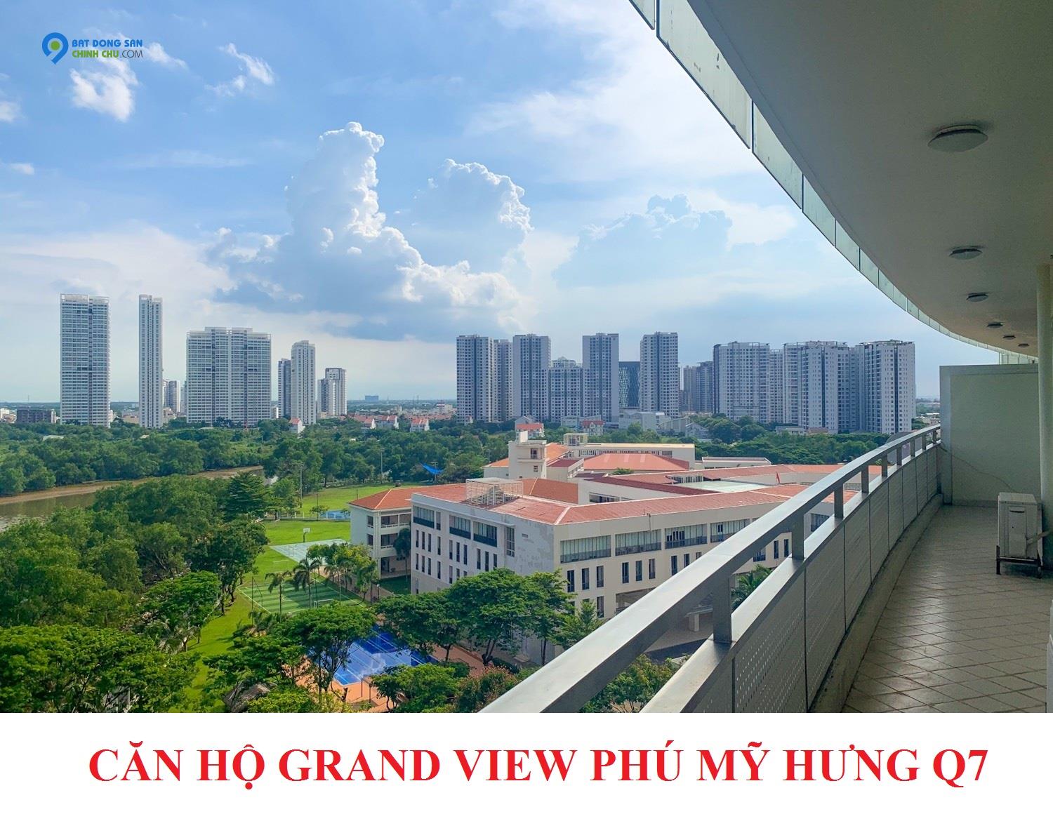 Cho thuê căn hộ Grand View block D Phú Mỹ Hưng q7 view quận 1 xem pháo hoa