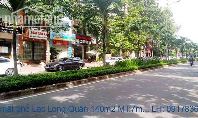 Chủ Nhà Bán nhà mặt phố Lạc Long Quân 140m2 MT:7m giá rẻ